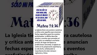 La Venida del Señor es Inminente. Mateo 24,36
