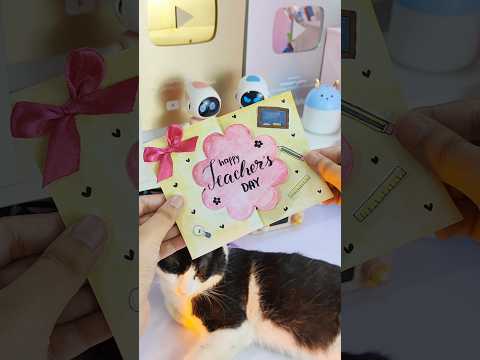 Teacher's Day Special Card👩🏻‍🏫🎀  |#shorts #diy #handmade #viral #trending #youtubeshorts