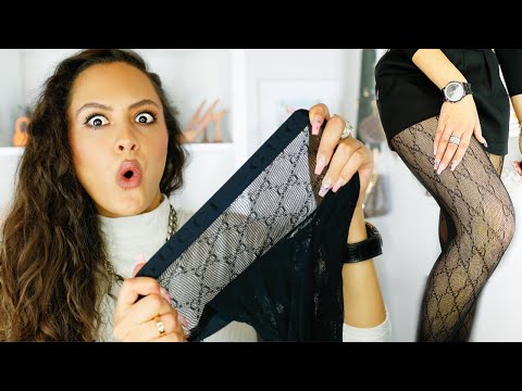 GUCCI TIGHTS! Review, try on and how to style them!