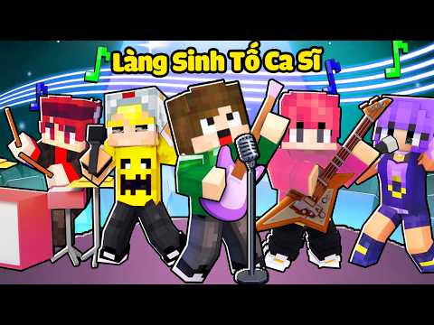 Làng Sinh Tố Trở Thành CA SĨ Trong Minecraft