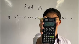 Finding Zero’s Using Calculator.