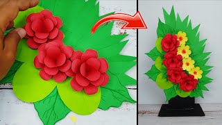 Beautiful Bouquet Making At Home || Paper Flower || Paper Flower Bouquet