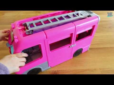 Barbie Dream Camper Unboxing  | Setup, Playtime & Camping Fun with Barbie Dolls