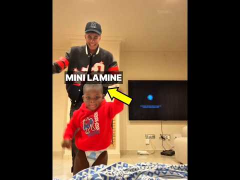 Mini Lamine is so CUTE 😍😂 #shorts #lamineyamal #football