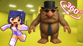 Aphmau Surviving Against Mateoooo in BACKROOMS - Minecraft - Gameplay 360°