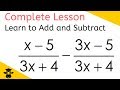 Rational Expressions and Operations