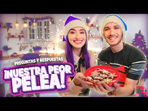 ESTA FUE NUESTRA PELEA MÁS GRANDE😡😈| HACIENDO GALLETAS NAVIDEÑAS!!