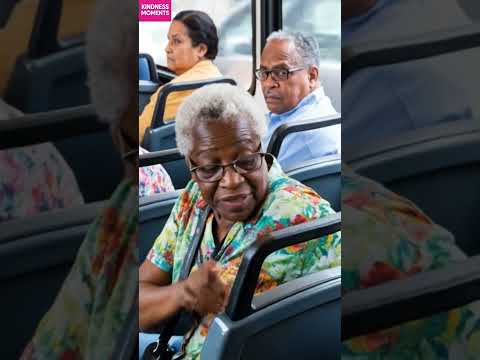 kindness bus ๐ dramatic lesson in judging a disabled rider #kindness #busstory #shorts