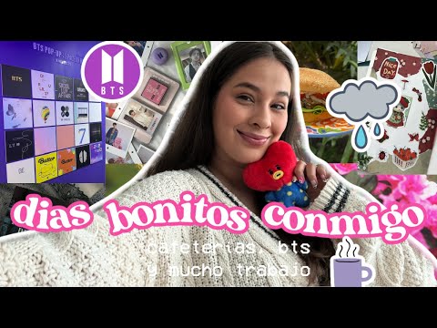 Vlog: cafeterias bonitas, fui a la pop-up de BTS y mucho trabajo!