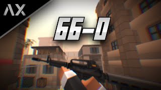 CLEAN 66-0 DOUBLE NUKE GAMEPLAY!?! | feat. Okanlmao [ax] [Krunker]