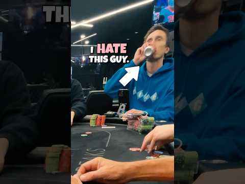 I hate this poker player 😡 #shorts #poker