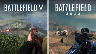 Iwo Jima Map Comparison - Battlefield V vs. Battlefield  2042