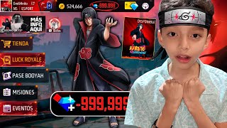 COMPRE LA SKIN de ITACHI en FREE FIRE x CAPITULO 2 de NARUTO y ME DIO HACKS !! - Soy Emilianito