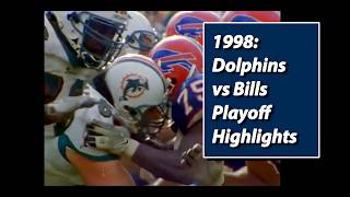 1998 AFC Playoffs Bills at Dolphins Highlights