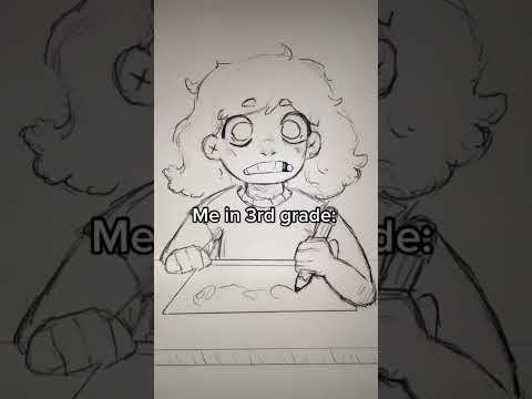 I don’t think that teacher liked me 😅 #drawing #draw #memes #humor #art #digitalartist