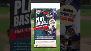 Baseball kennenlernen am Freitag #baseball #braunschweig