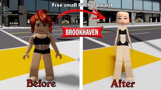 NEW FREE HACK to Get a Tiny Pilchera Style Waist 0 Robux in Brookhaven 🏡🎀