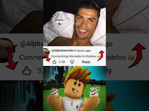 Connecting Ronaldo to Roblox