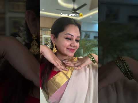 Onam GRWM 🌸| kaithari studio-page| AnithasampathVlogs  #shorts