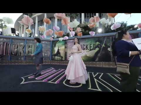 Wicked: LA premiere drone b-roll Dorothy Chandler Pavilion | ScreenSlam