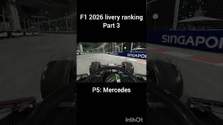 #f1 #ranking #livery #2026