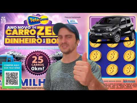 SORTEIO DA TELE SENA - PROMOÇÃO É DIA DE CARRO ZERO 08/01/25