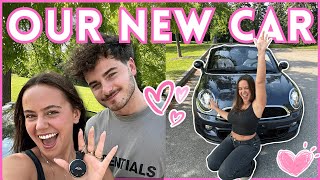 I BOUGHT A NEW CAR WITH MY BOYFRIEND (mini cooper reveal)