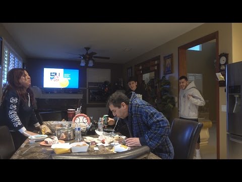 DOG FOOD IN BURGER PRANK!! | MAMA RUG AND PAPA RUG