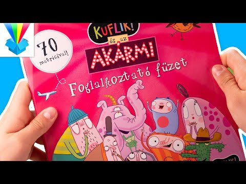 Kicsomi - ⚽ Csocsó ⚽: 🎁 A Kuflik és az Akármi - foglalkoztató füzet 🤩🤪