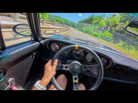 Air Cooled 1988 Porsche 911 Carrera & Testing M5 Suspension (POV Binaural Audio)