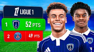 I Rebuilt Paris FC with ONLY PSG Players
