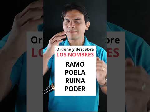 Descubre los anagramas