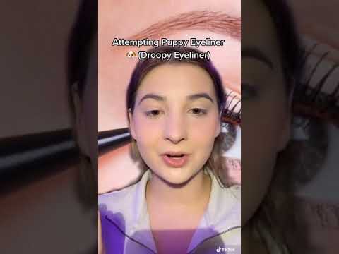 Trying Out Puppy Eyeliner (Droopy Eyeliner)