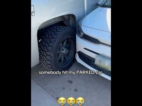 When Someome Hits Your Parked Car 😋 #carparking #police