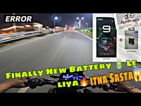 Go Pro Enduro BATTERY 🔋🔥ITNA SASTA😱#automobile #goprohero9 #batterychange #bikelife