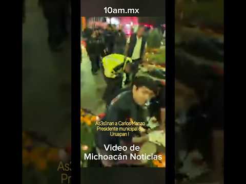 Momento en que auxilian de Uruapan Carlos Manzo para salvarle la vida sin éxito! #esahoraam