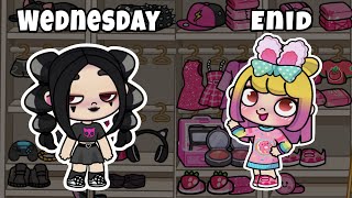 Wednesday VS Enid 🖤💗 In Avatar World 🌏 | Toca Boca | Toca Life Story ❤️