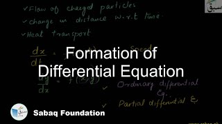 Formation of Differential Equation