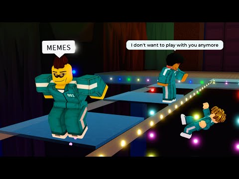 ROBLOX Squid Game Funny Moments (MEMES) 🐙