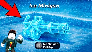 I Found The ICE MINIGUN in 99 Nights in the Forest | ROBLOX