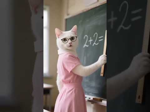 বিল্লি দিলো ওর টিচারকে উচিৎ শিক্কা😱🥲 #cat #catshort #aicat #shortviral