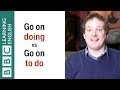 Understanding 'Go On Doing' vs 'Go On To Do'