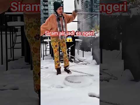 "Salju di Rusia Nggak Ada Ampun! ❄️😂" #shortvideo #infounik #salju #rusia  #fyp