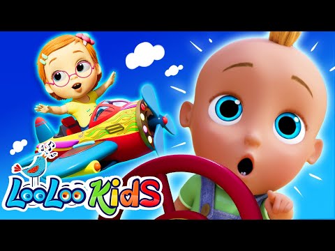 Driving In My Car | Vehicles Song + One Big Family Song - Fun Nursery Rhymes For Preschool Kids