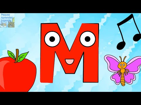 ¡Aprende a leer con la letra M! Palabras y su pronunciación para niños | Peques Aprenden Jugando