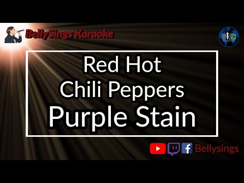 Red Hot Chili Peppers - Purple Stain (Karaoke)