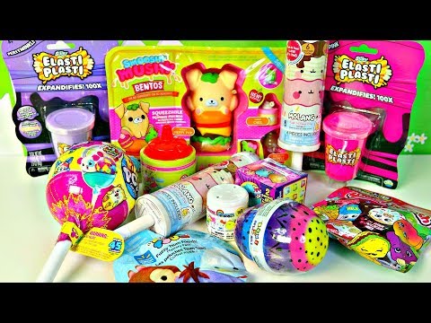 Abriendo Juguetes Sorpresa Slime Molang Smooshy Mushy Shopkins Pikmi pop Hello Kitty Toys|Mundo de J