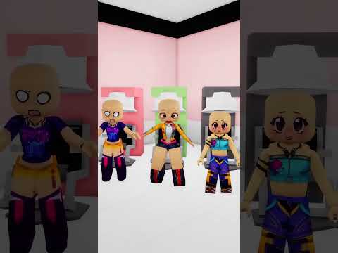 the saja boys sabotaged huntrx hair at the salon💔😭#robloxshorts #roblox