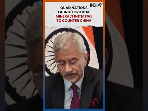 Jaishankar Reveals QUAD Nations Pushing For Rare Minerals Deal To Counter Chinese Dominance #shorts