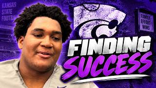 K-State OL Charlie Adams on adjusting to power 4 football and having success so far